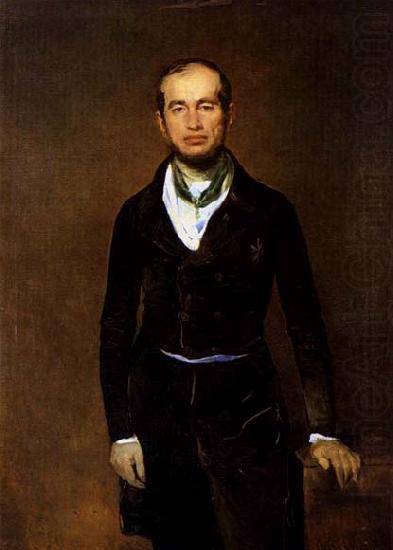 Ferdinand von Rayski Portrait of Count Zech-Burkersroda china oil painting image